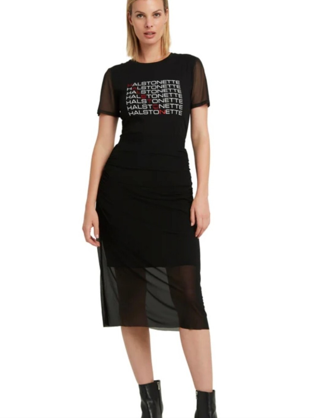 Halston Logo Tee